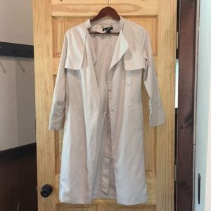 H & M Cream light trench coat